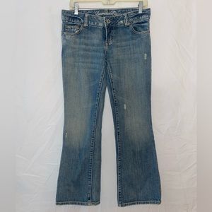American Eagle Women's Favorite Boyfriend Denim Jeans Pants Size 4 Light Wash